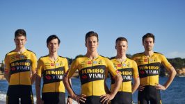 Il design del kit di Jumbo Visma 2020 non cambia molto