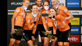 L’Olanda contrasta la medaglia d’argento nel World Mixed Relay TTT