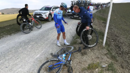 La prima Strade Bianche di Matthews si chiude a punti